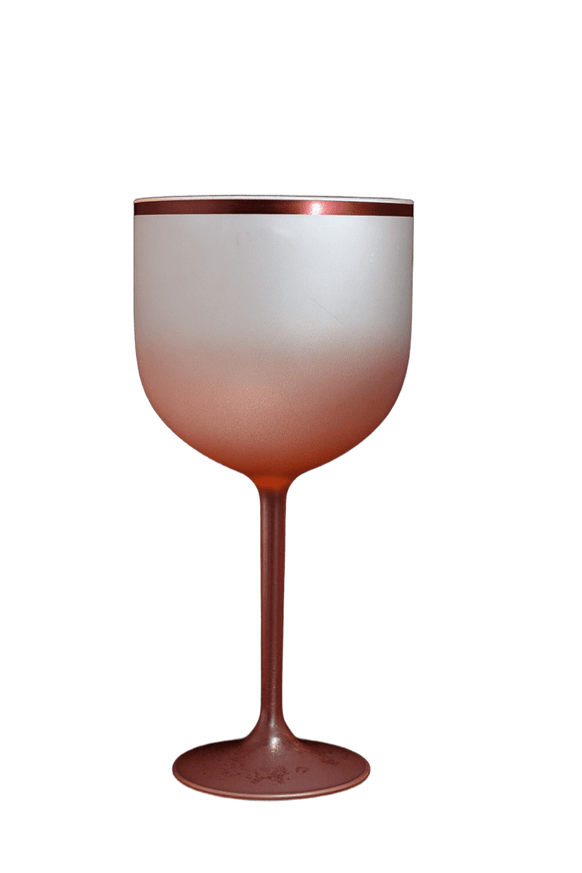 Kit 30 Taças Premium (Gin/Champanhe) – Rose Gold Degradê