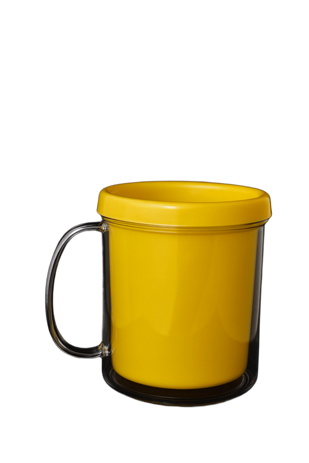 Caneca de acrílico amarela