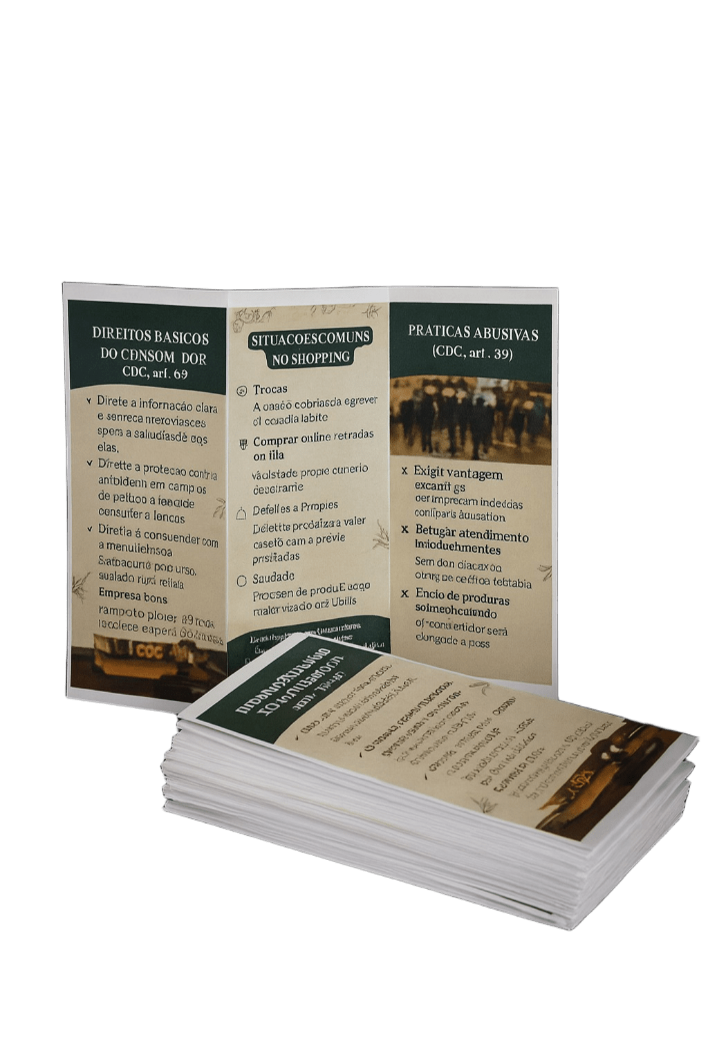 Pacote de Folders Promocionais Premium - Arte Personalizada