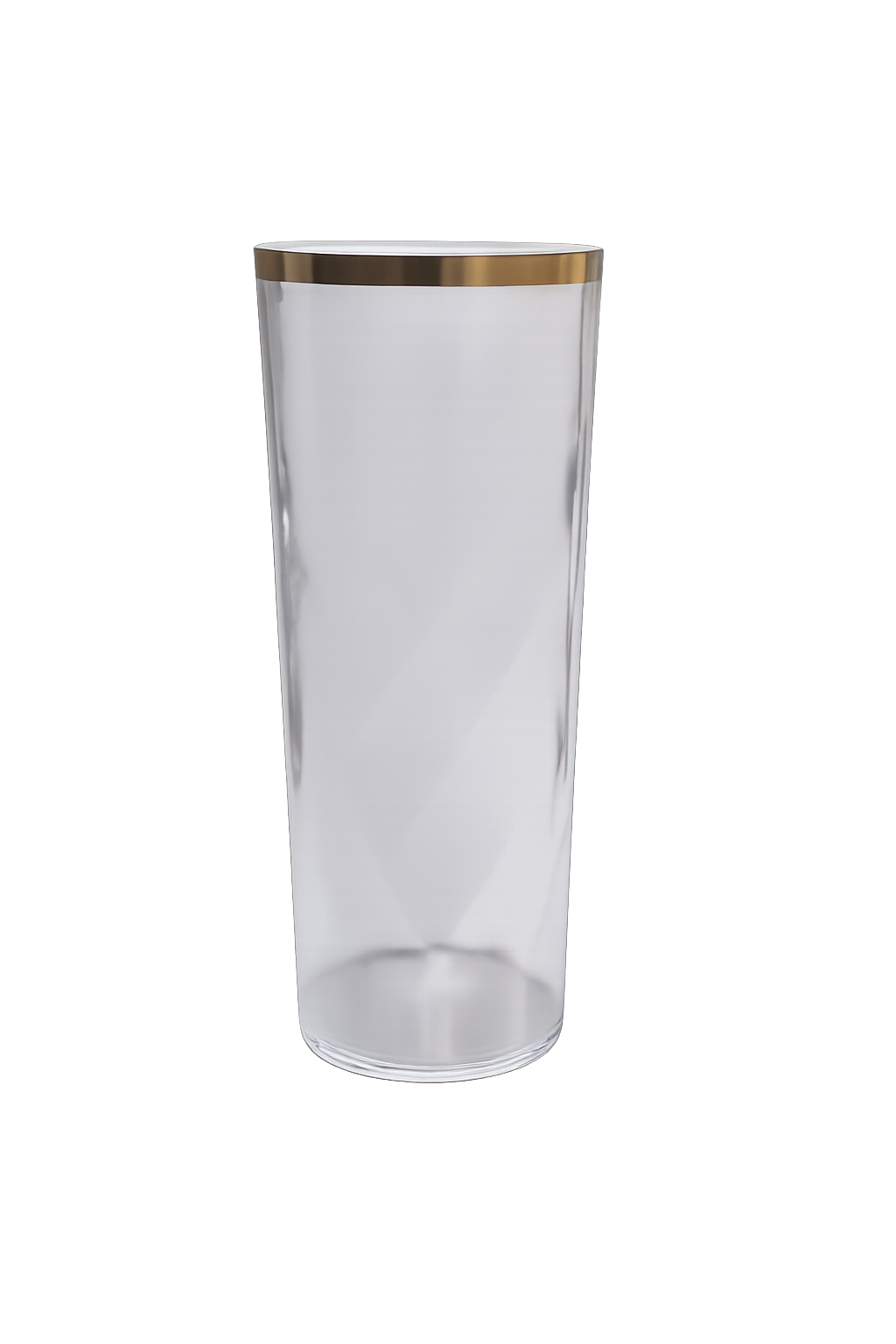 Kit 20 Copos Long Drink Premium – Borda Dourada